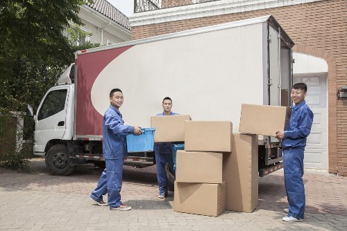 Man and van vehicle ready for a local move in West Kensington