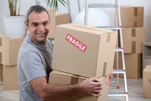 Secure document storage boxes in Westkensington office setting