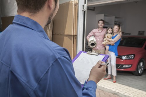 Office removal team planning a business move in Westkensington